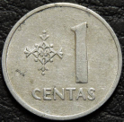 1 цент 1991 Литва. Монета продается в единственном экземпляре, изображенном на фото.