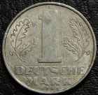 1 марка 1963 Германия ГДР. Монета продается в единственном экземпляре, изображенном на фото.