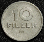 10 филлеров 1951 Венгрия. Монета продается в единственном экземпляре, изображенном на фото.