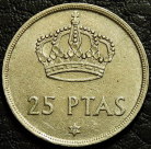25 песет 1975 (77) Испания. Монета продается в единственном экземпляре, изображенном на фото.