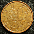 2 евроцента 2002 F Германия. Монета продается в единственном экземпляре, изображенном на фото.