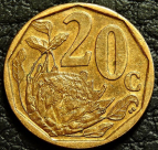 20 центов 2008 ЮАР. VF-XF (состояние монет от хорошего до отличного). На фото образец.
