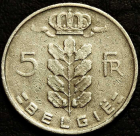 5 франков 1967 Бельгия BELGIE. Монета продается в единственном экземпляре, изображенном на фото.