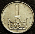 1 крона 2003 Чехия. Монета продается в единственном экземпляре, изображенном на фото.