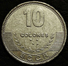 10 колонов 2012 Коста-Рика. Монета продается в единственном экземпляре, изображенном на фото.