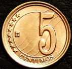 5 сентимо 2009 Венесуэла. Монета продается в единственном экземпляре, изображенном на фото.