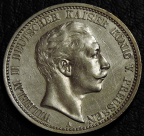 2 марки 1911 A Германия. Пруссия. Серебро. Монета продается в единственном экземпляре, изображенном на фото.