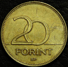 20 форинтов 1994 Венгрия. Уценка. Монета продается в единственном экземпляре, изображенном на фото.
