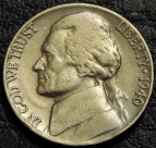 5 центов 1940 США. Монета продается в единственном экземпляре, изображенном на фото.