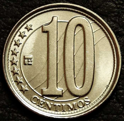 10 сентимо 2009 Венесуэла. UNC. На фото образец.